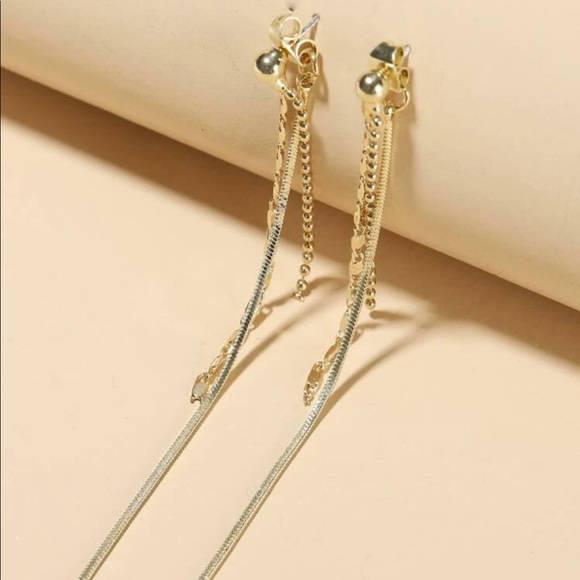 • Morgan • Tassel Front/Back Earrings - Picture 3 of 4